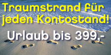 Urlaub bis 399 Euro