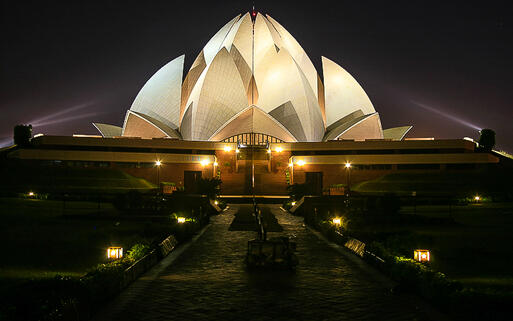 Der Lotustempel in Neu-Delhi © paul prescott / shutterstock.com