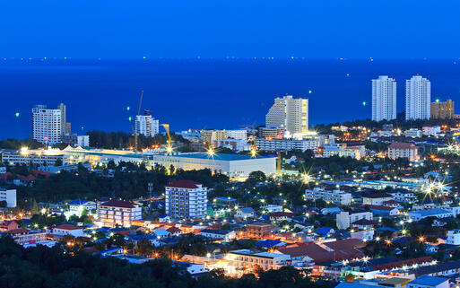Blick über die Stadt Hua HIn © Palo_ok / shutterstock.com