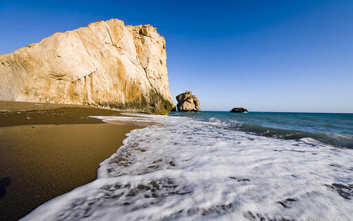 Der Golden Beach an der östlichen Spitze von Nordzypern © GalaMostova / Shutterstock.com