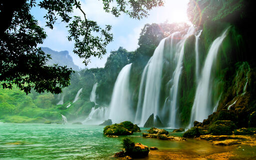 Bản-Giốc-Detian-Wasserfälle © Jun Baby  / Shutterstock.com