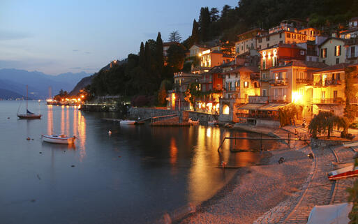 Abendstimmung am Comersee © Peter38 / Shutterstock.com