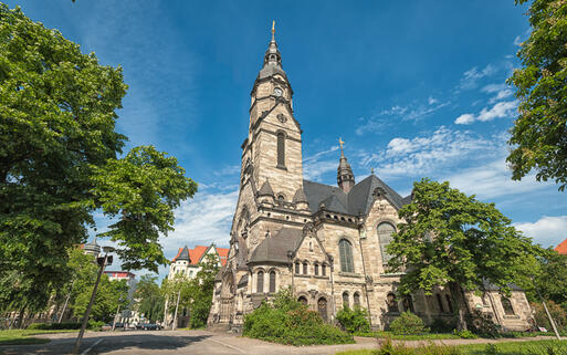 Die St. Michael Kirche in Leipzig, Deutschland © Boris Stroujko / shutterstock.com