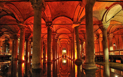 Die Cisterna Basilica, auch 