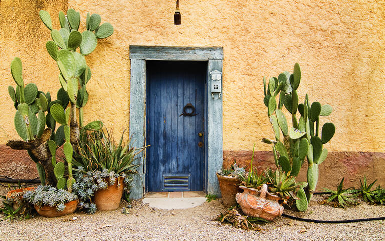 Typisch mexikanischer Hauseingang © Paul Matthew Photography / Shutterstock.com