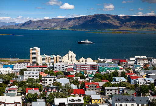 Panorama von Reykjavik, Hauptstadt Islands © Aivolie / Shutterstock.com