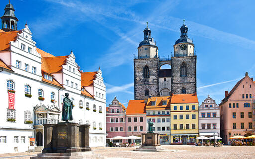 Marktplatz von Wittenberg © LiliGraphie / shutterstock.com