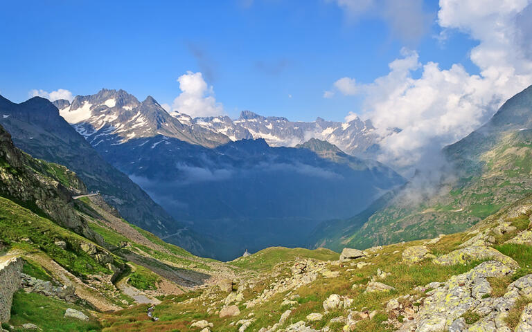Blick auf die Schweizer Alpen vom Susten Pass © Ivan Pavlov / Shutterstock.com