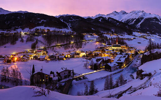 Die beliebte Skiregion Sölden, Tirol, Österreich © Tatiana Popova / shutterstock.com