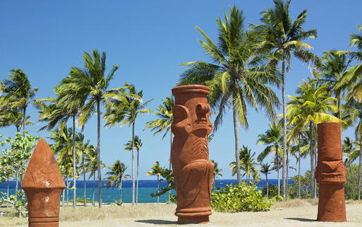 Denkmäler für Chrisoph Columbus in Bahia de Bariay © PHB.cz (Richard Semik)  / Shutterstock.com
