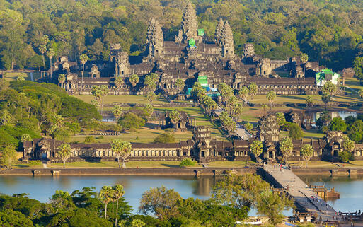 Angkor Wat, die größte und bekannteste Tempelanlage Kambodschas in der Region Angkor © Alexey Stiop / Shutterstock.com